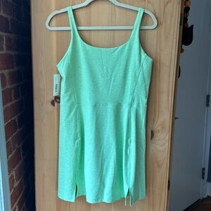 New with Tags Outdoor Voices Double Time Dress XL Seafoam Green + Bag